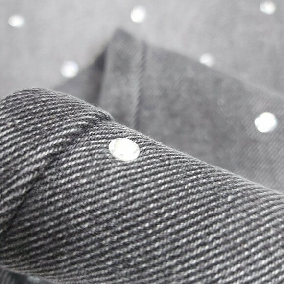 * 2 pair of jeans size Jr. 9/29 new grey blue boot cut cropped rhinestone - Picture 9 of 13